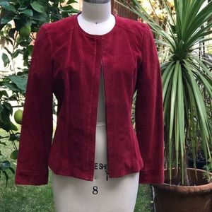Alfani Petite Medium Suede Jacket
